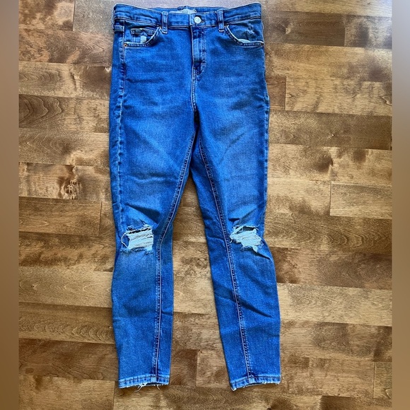 Topshop Denim - TOPSHOP High-Rise Skinny Ankle 30